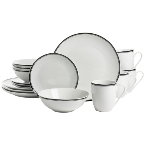 Wayfair Basics® 16 Piece Dinnerware Set, Service for 4 & Reviews Wayfair